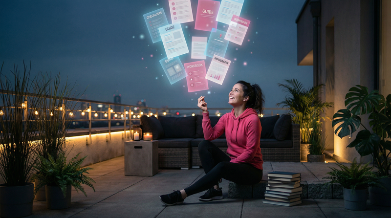 CONTENTMONSTER Freebie Generator mit PDF-Vorschau und Format-Auswahl